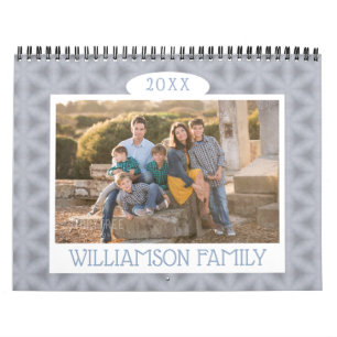 2026 Family Photos Seasonal Patterns Calendar