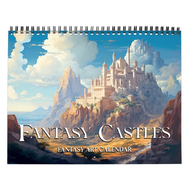2026 Fantasy Castles 2 Art Calendar (Cover)