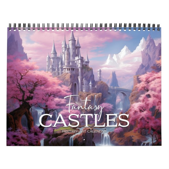 2026 Fantasy Castles 3 Art Calendar (Cover)