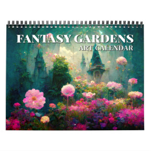 2026 Fantasy Gardens Fantasy Art Calendar