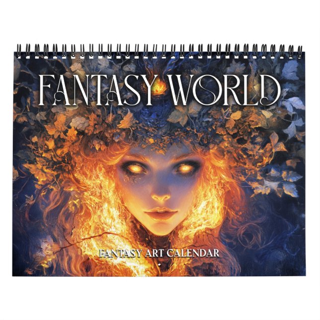 2026 Fantasy World 2 Fantasy Art Calendar (Cover)