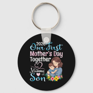 2026 First Mothers Day Together Mummy Son Mama Boy Key Ring