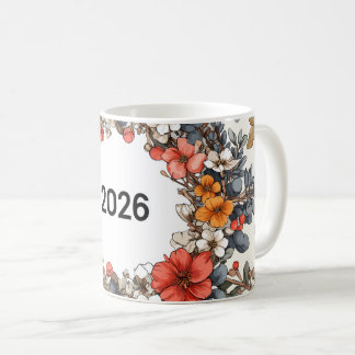 🌸☕ “2026 Floral Bloom” Mug 🌿✨