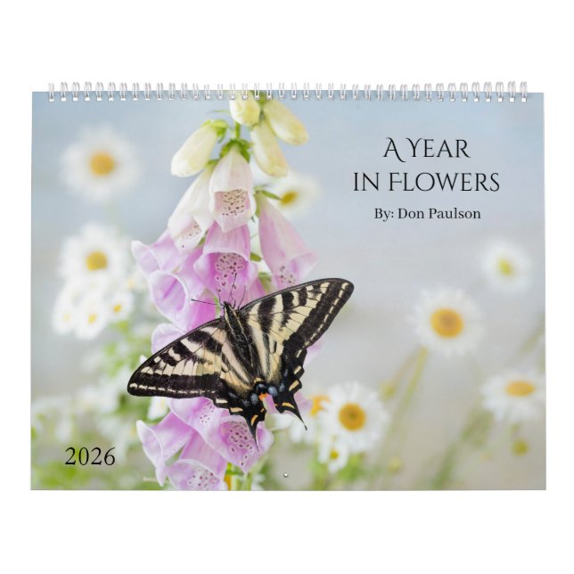 2026 Floral Photography Wall Calendar (Cover)