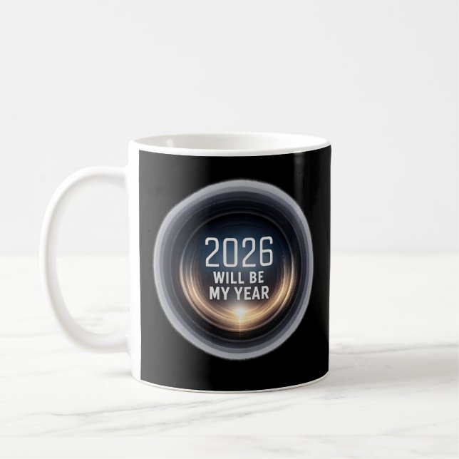  2026 Focus Will Be My Year Coffee Mug (Left)