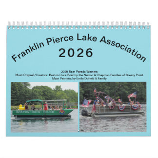 2026 Franklin Pierce Lake Calendar