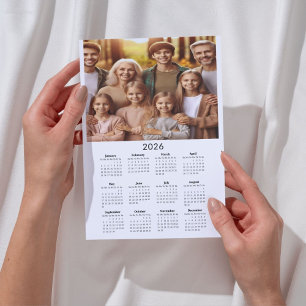 2026 Full Bleed Photo Calendar Magnet