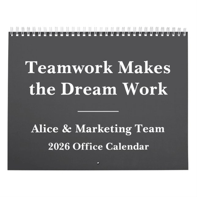 2026 Funny Office Team Life Humor Calendar (Cover)