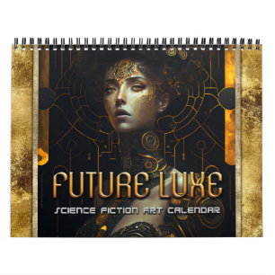 2026 Future Luxe Sci-Fi Women Art Calendar