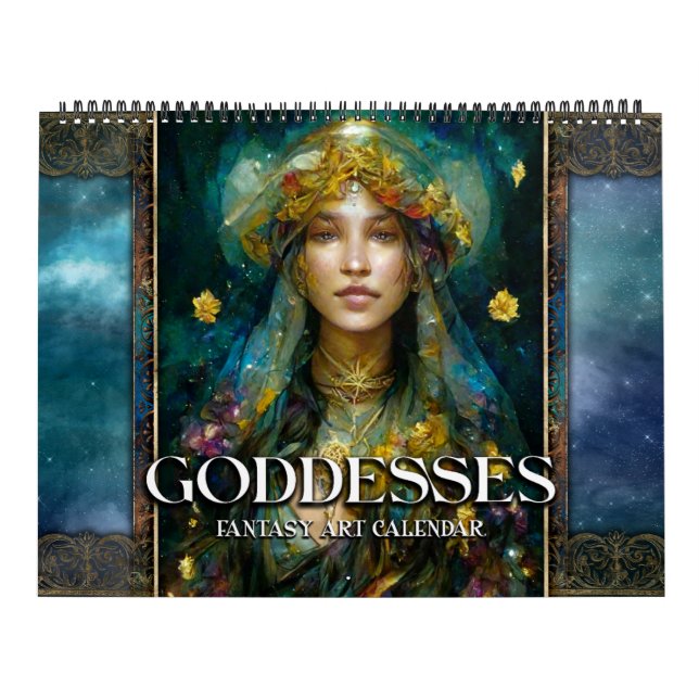 2026 Goddesses 2 Fantasy Art Calendar (Cover)