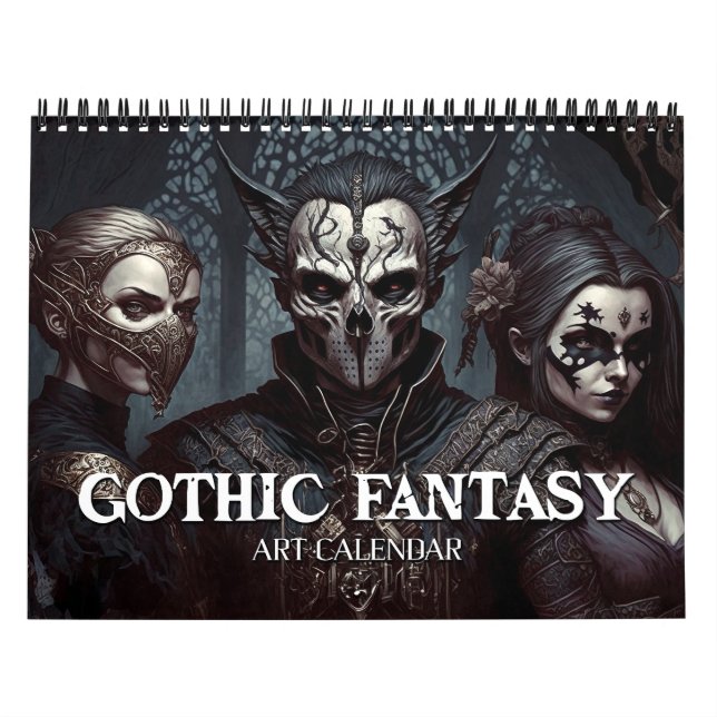 2026 Gothic Fantasy Art Calendar (Cover)