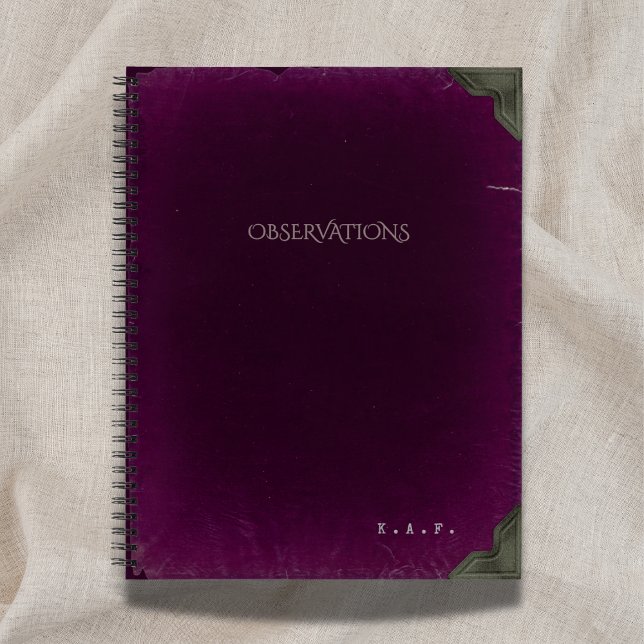 2026 Gothic Scholar Observations Ledger Notebook (Creator Uploaded)