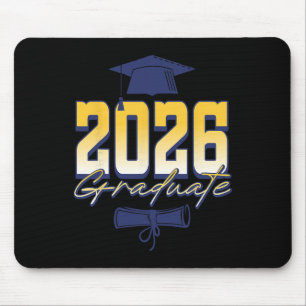 2026 Graduate Graduation Cap Diploma  Mouse Pad
