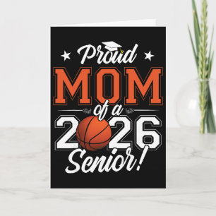 2026 Graduation Proud Mum Of A Sketll Senior _1 Card