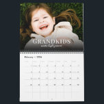 2026 Grandkids Make Life Grand Custom Photo  Calendar<br><div class="desc">Brighten every month of the year with this Custom Grandkids Photo Calendar, designed especially for grandparents who cherish the joy, laughter, and love that only grandkids bring. This charming calendar features 13 customizable photo spaces one for each month plus the cover, making it easy to showcase favorite moments, milestones, and...</div>
