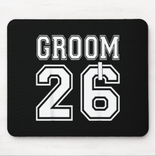 2026 Groom Engagement Party Matching Honeymoon Mouse Pad