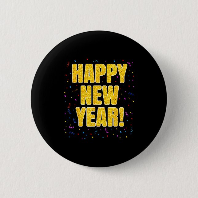 2026 Happy New Year Family Matching New Year Party 6 Cm Round Badge (Front)