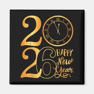 2026 Happy New Year Magnet