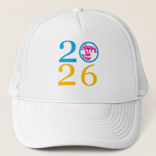2026 HAPPY NEW YEAR TRUCKER HAT