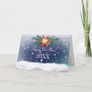 2026 Happy New Year! Winter Holiday Festive Card