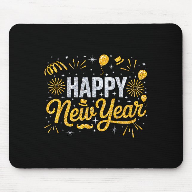 2026 Happy New Year's Eve Party Crew Squad Family  Mouse Pad (Front)