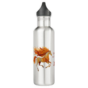 2026 Happy Year of the Horse Design 710 Ml Water Bottle