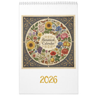 2026 Hoefnagel-Inspired Botanical  Calendar