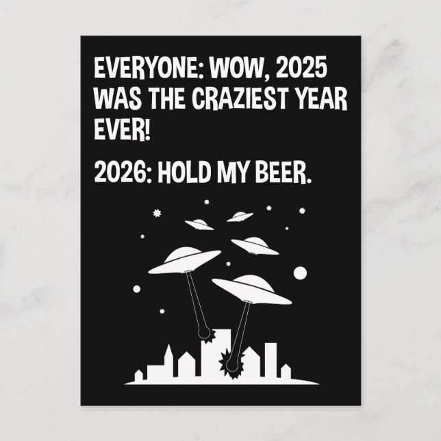 2026 Hold My Beer Postcard (Front)