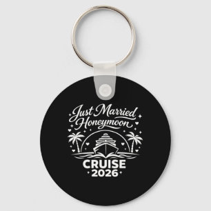 2026 Honeymoon Cruise Matching Newlywed Wedding Key Ring