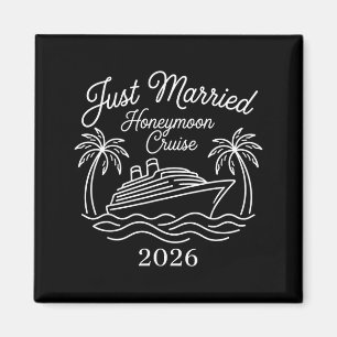 2026 Honeymoon Cruise Matching Newlywed Wedding Magnet