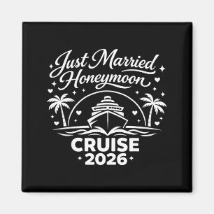 2026 Honeymoon Cruise Matching Newlywed Wedding Magnet