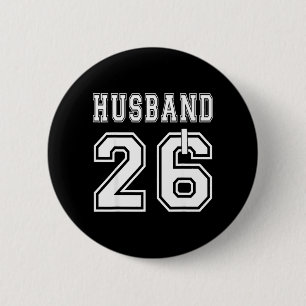 2026 Husband Wife Matching Engagement Party 6 Cm Round Badge