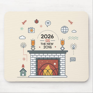 2026 Is The New 2016 Digital Culture Vector Mouse Pad