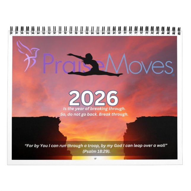 2026 is the year of breaking through. calendar (Cover)