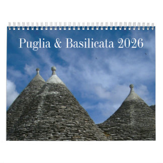 2026 Italy calendar - Puglia & Basilicata - Medium