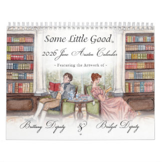 2026 Jane Austen Watercolor Calendar