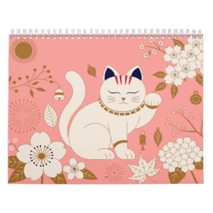 2026 Japanese Lucky Cats Calendar
