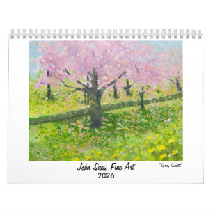2026 John Suess Fine Art Wall Calendar