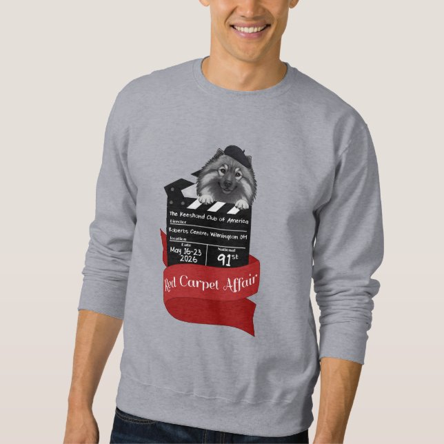 2026 Keeshond National Men's Sweatshirt (Front)