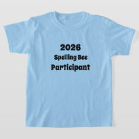 2026 Kids' Spelling Bee Participant T-shirt