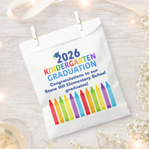 2026 Kindergarten Graduation Custom School Party Favour Bag