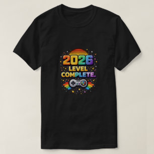 2026: Level Complete   Retro Gaming Evolution T-Shirt
