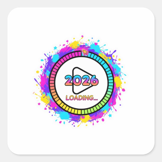 2026 Loading... Progress Bar Sticker (Front)