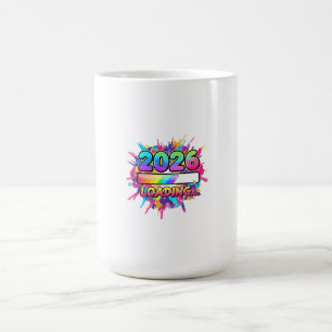 2026 Loading... Progress Bar Sticker Coffee Mug