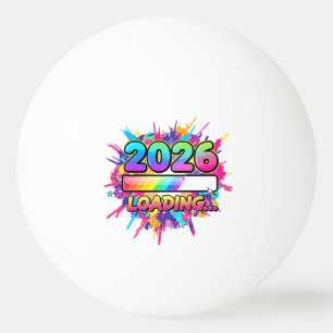 2026 Loading... Progress Bar Sticker Ping Pong Ball