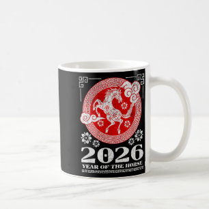 2026 Lunar Chinese New Year Fire Horse  Coffee Mug