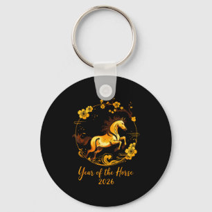 2026 Lunar New Year Horse Men Women Girls Boys Kid Key Ring