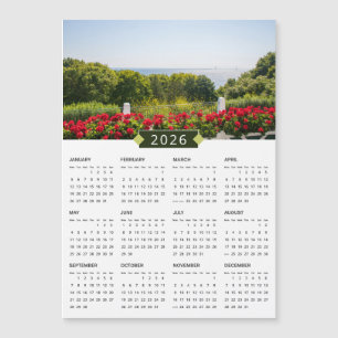 2026 Mackinac Island MI Photograph Calendar Magnet