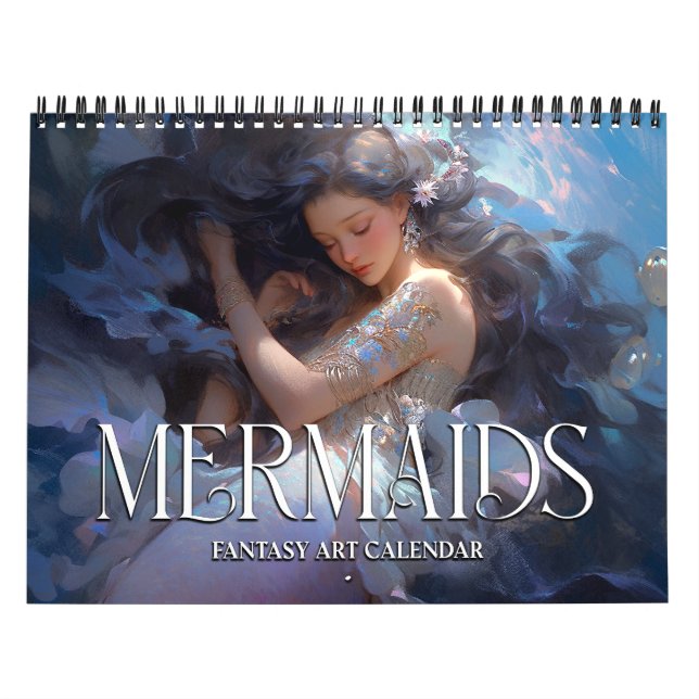 2026 Mermaids 2 Fantasy Art Calendar (Cover)