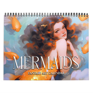 2026 Mermaids Fantasy Art Calendar
